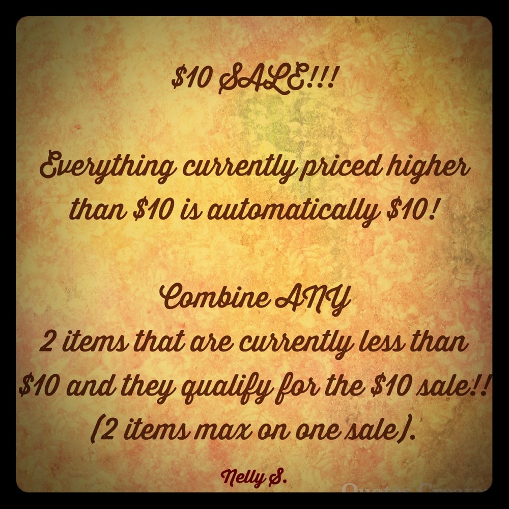 ♦️♦️♦️♦️$10 SALE!!!♦️♦️♦️♦️